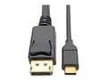 Pikkukuva 5 / 5: Eaton Tripp Lite Series USB-C to DisplayPort Cable, 4K @ 60Hz, Thunderbolt 3, USB Type C, USB-C, USB Type-C, 6' 6ft. - Adapterkabel - 24 pin USB-C (M