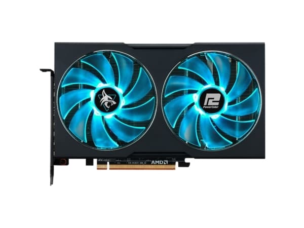 PowerColor Hellhound RX 7600 8G-L/OC, Radeon RX 7600, 8 GB, GDDR6, 128 bittiä, 4096 x 2160 pikseliä, PCI Express 4.0