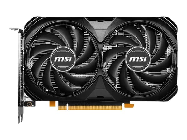 MSI GeForce RTX 4060 VENTUS 2X BLACK 8G OC - Grafikkort - GeForce RTX 4060 - 8 GB GDDR6 - PCIe 4.0 x8 - HDMI, 3 x DisplayPort - låda