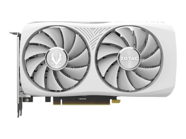 ZOTAC GAMING GeForce RTX 4060 8GB Twin Edge OC - White Edition - grafikkort - GeForce RTX 4060 - 8 GB GDDR6 - PCIe 4.0 x8 - HDMI, 3 x DisplayPort - h