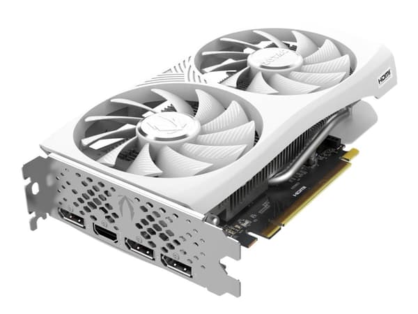 ZOTAC GAMING GeForce RTX 4060 8GB Twin Edge OC - White Edition - grafikkort - GeForce RTX 4060 - 8 GB GDDR6 - PCIe 4.0 x8 - HDMI, 3 x DisplayPort - h