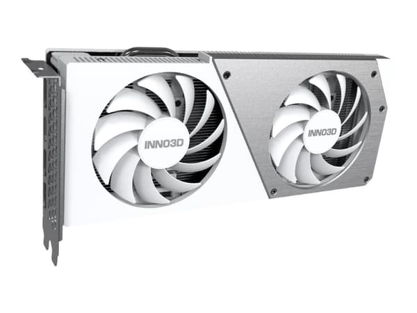 Inno3D GeForce RTX 4060 TWIN X2 OC WHITE - Grafikkort - GeForce RTX 4060 - 8 GB GDDR6 - PCIe 4.0 x8 - 3 x DisplayPort, HDMI - hvit - boks Grå, Hvit