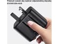 Miniatyrbilde 5 av 5: Usams Lader USAMS Vegglader 2xUSB T55 12W universaladapter 4in1 US/AU/EU/UK svart CC173TC01 (US-CC173)