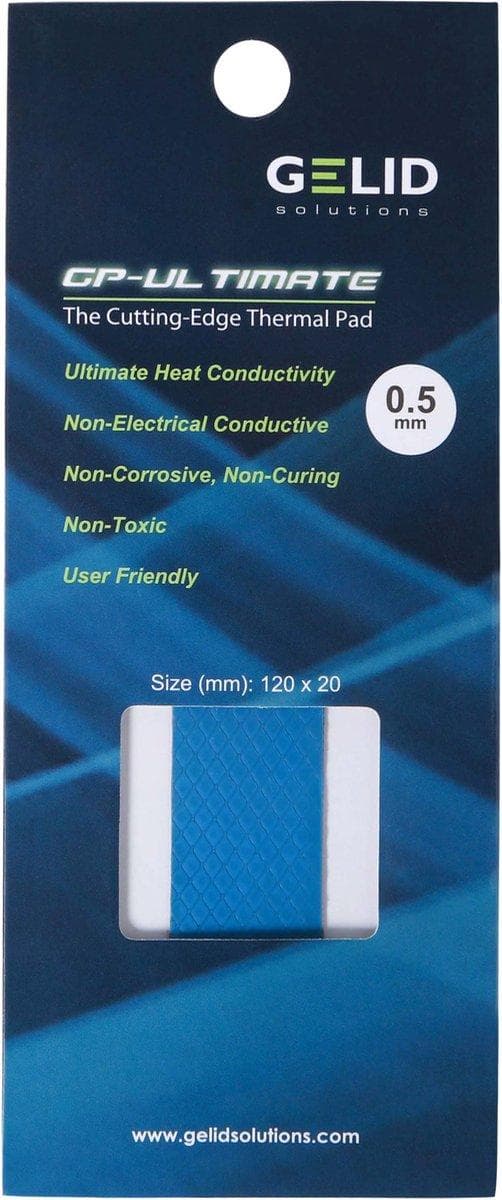 Termopady Gelid Ultimate 120x20x0,5 mm TP-GP04-RA