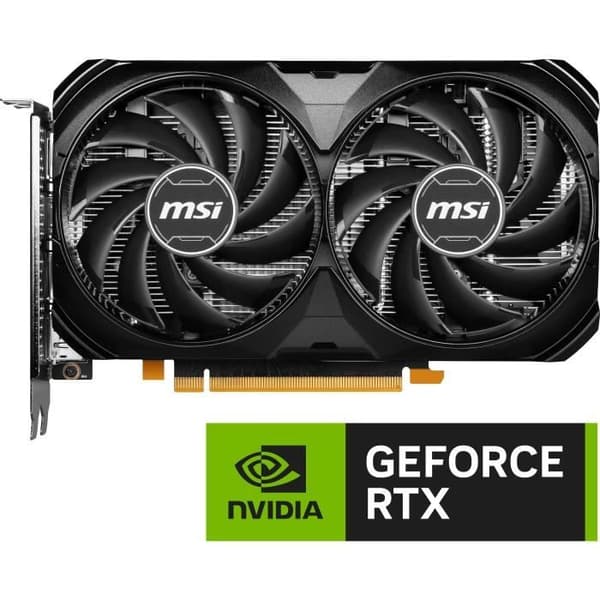 MSI - Grafikkort - GeForce RTX  4060 Ventus 2x Black 8G OC