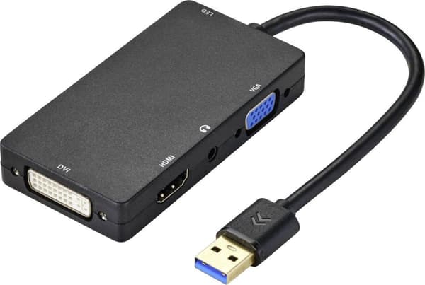 Renkforce HDMI, DVI, VGA externt grafikkort
