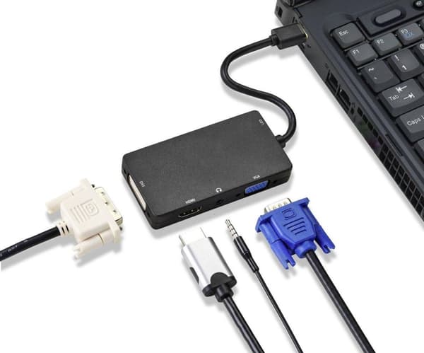 Renkforce HDMI, DVI, VGA ulkoinen näytönohjain