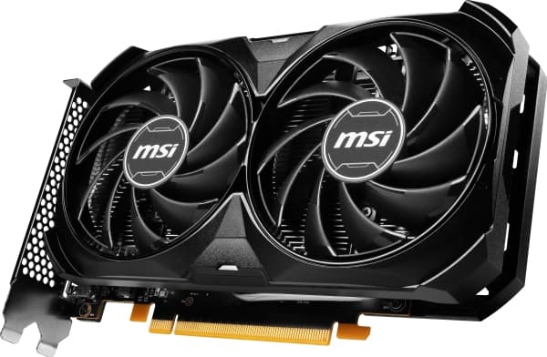 MSI GeForce RTX 4060 VENTUS 2X BLACK 8G OC - Grafikkort - GeForce RTX 4060 - 8 GB GDDR6 - PCIe 4.0 x8 - HDMI, 3 x DisplayPort - låda