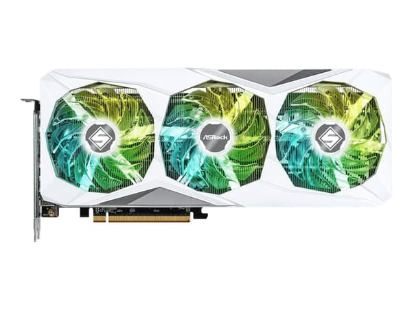 Asrock 90-GA4DZZ-00UANF, Radeon RX 7600, 8 GB, GDDR6, 128 bittiä, 7680 x 4320 pikseliä, PCI Express x8 4.0 Valkoinen
