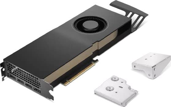 NVIDIA RTX A5500 - Grafikkort - RTX A5500 - 24 GB GDDR6 - PCIe 4.0 x16 - 4 x DisplayPort - brun låda - för ThinkStation P3 30GS