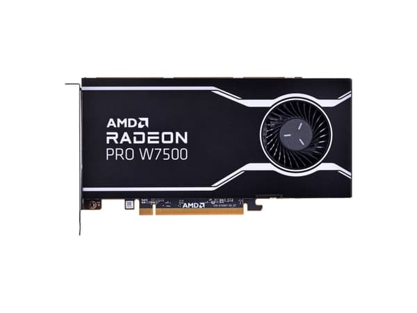 AMD Radeon Pro W7500, Radeon Pro W7500, 8 GB, GDDR6, 128 bittiä, 7680 x 4320 pikseliä, PCI Express x8 4.0