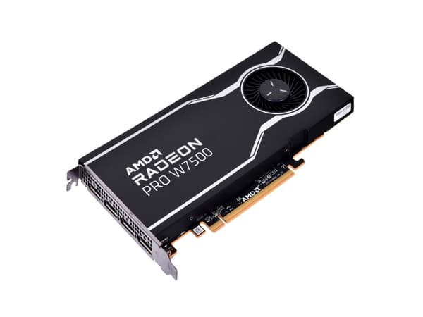 AMD Radeon Pro W7500, Radeon Pro W7500, 8 GB, GDDR6, 128 bittiä, 7680 x 4320 pikseliä, PCI Express x8 4.0