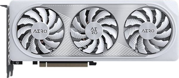 Gigabyte GeForce RTX 4060 AERO OC 8G - Grafikkort - GeForce RTX 4060 - 8GB GDDR6 - PCIe 4.0 - 2 x HDMI, 2 x DisplayPort (GV-N4060AERO OC-8GD)