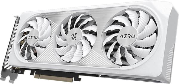 Gigabyte GeForce RTX 4060 AERO OC 8G - Grafikkort - GeForce RTX 4060 - 8GB GDDR6 - PCIe 4.0 - 2 x HDMI, 2 x DisplayPort (GV-N4060AERO OC-8GD)
