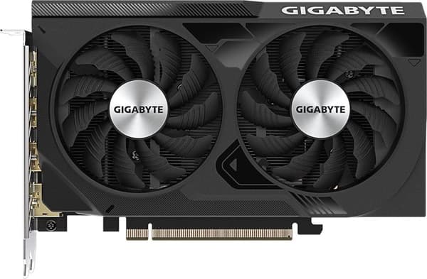 Gigabyte GeForce RTX 4060 WINDFORCE OC 8G - Näytönohjaimet - GeForce RTX 4060 - 8 Gt GDDR6 - PCIe 4.0 - 2 x HDMI, 2 x DisplayPort (GV-N4060WF2OC-8GD)