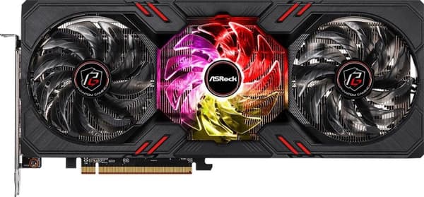 ASRock Phantom Gaming Radeon RX 7600 8GB OC - Grafikkort - Radeon RX 7600 - 8GB GDDR6 - PCIe 4.0 x8 - HDMI, 3 x DisplayPort - Box (90-GA4BZZ-00UANF)
