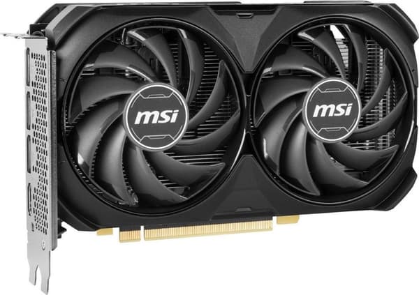 MSI GeForce RTX 4060 Ti VENTUS 2X SVART 8G OC - Grafikkort - GeForce RTX 4060 Ti - 8GB GDDR6 - PCIe 4.0 x8 - HDMI, 3 x DisplayPort - Svart (V515-017R)