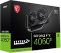Miniatyrbild 2 av 6: MSI GeForce RTX 4060 Ti VENTUS 2X SVART 8G OC - Grafikkort - GeForce RTX 4060 Ti - 8GB GDDR6 - PCIe 4.0 x8 - HDMI, 3 x DisplayPort - Svart (V515-017R)