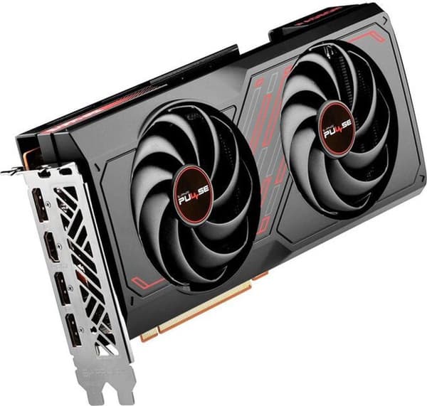 Sapphire Pulse Radeon RX 7600 - Näytönohjaimet - Radeon RX 7600 - 8 Gt GDDR6 - PCIe 4.0 x8 - HDMI, 3 x DisplayPort (11324-01-20G)