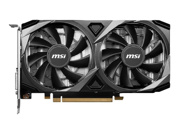 MSI - Grafikkort - 8 GB GDDR6 - HDMI Sort