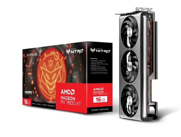 Sapphire NITRO+ 11330-01-20G, Radeon RX 7800 XT, 16 GB, GDDR6, 256 bit, 7680 x 4320 pixlar, PCI Express x16 4.0