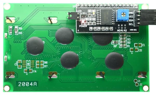 LCD 2004A i2c PCF8574T