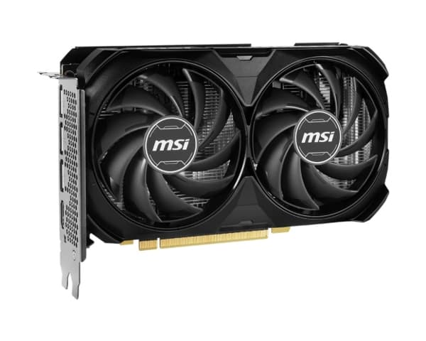 MSI GeForce RTX 4060 Ti VENTUS 2X BLACK 16G OC - Grafikkortti - GeForce RTX 4060 Ti - 16 GB GDDR6 - PCIe 4.0 x16 - HDMI, 3 x DisplayPort - lajittelu