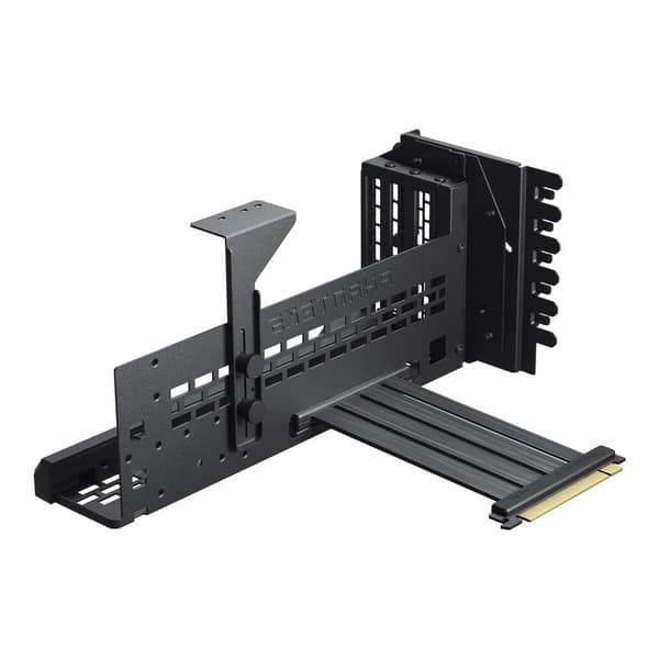 Phanteks Premium PCIe Gen4 Vertical GPU Bracket, DRGB, Black