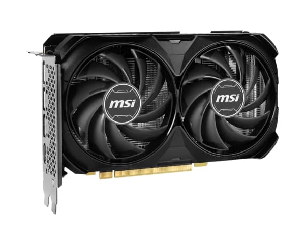 MSI VENTUS GeForce RTX 4060 Ti 2X BLACK 8G OC, GeForce RTX 4060 Ti, 8 GB, GDDR6, 128 bit, 7680 x 4320 piksler, PCI Express 4.0