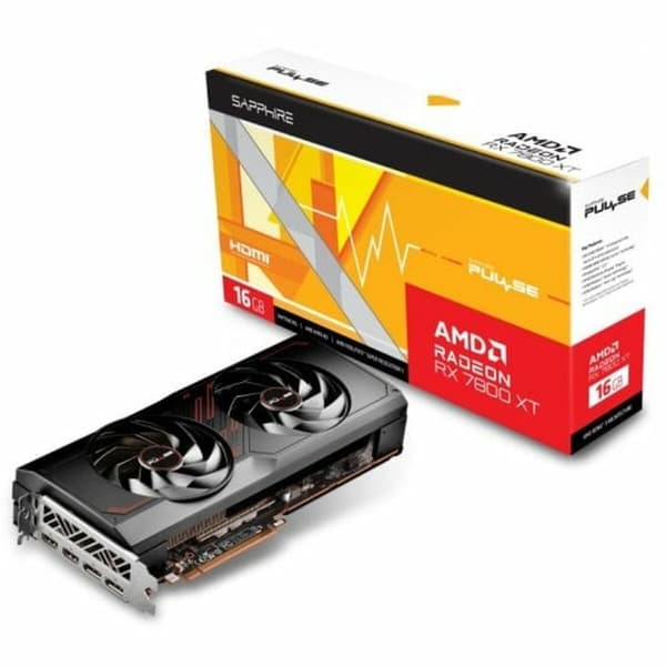 Grafikkort Sapphire PULSE 11330-02-20G AMD RADEON RX 7800 XT 16 GB RAM GDDR6