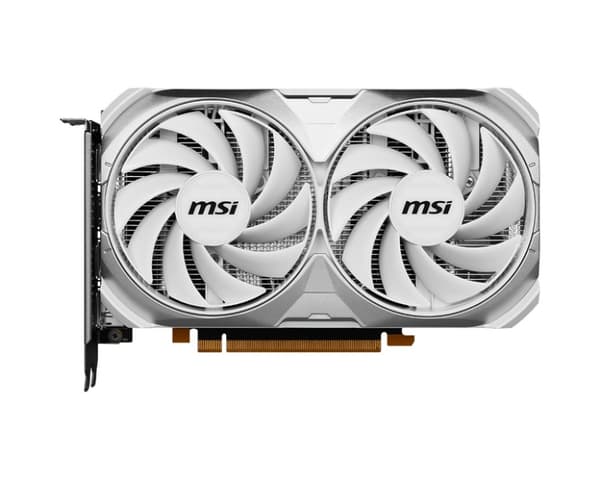 MSI GeForce RTX 4060 VENTUS 2X WHITE 8G OC - GeForce RTX 4060 - 8 GB - GDDR6 - 128 Bit - 7680 x 4320 pixels - PCI Express 4.0 (RTX 4060 VENTUS 2X WHIT