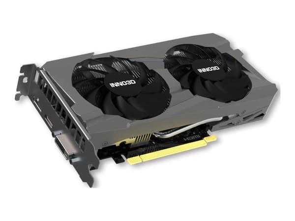 Inno3D GeForce RTX 3050 TWIN X2 OC - Grafikkort - GF RTX 3050 - 8 GB GDDR6 - PCIe 4.0 - DisplayPort, HDMI, DVI - boks
