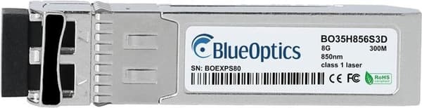 Huawei SFP-FC8G-SW -yhteensopiva BlueOptics SFP+ -lähetinvastaanotin lyhytaaltoiseen monimuotoiseen 2/4/8 Gigabitin nopeaan tiedonsiirtoon valokuituve