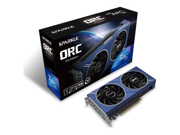 SPARKLE Intel Arc A580 ORC OC Edition - Grafikkort - Intel Arc A580 - 8 GB GDDR6 - PCIe 4.0 x16 - 3 x DisplayPort, HDMI
