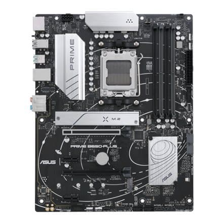 Asus | PRIME B650-PLUS | Processor family AMD | Processor socket AM5 | DDR5 DIMM | Memory slots 4 | Supported hard disk drive interfaces SATA, M.2 |