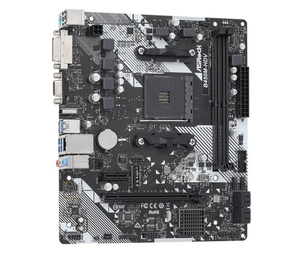 ASROCK B450M-HDV R4.0 AM4 Socket