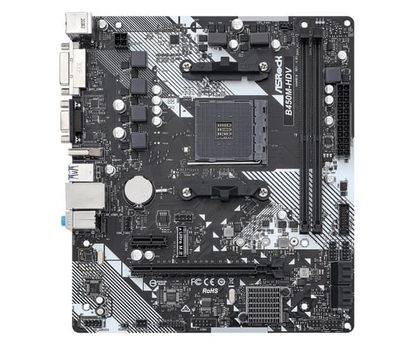 ASROCK B450M-HDV R4.0 AM4 Socket