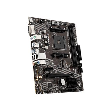 MSI Main Board Desktop A520M-A PRO (A520, AM4, 2xDDR4, 1x PCI-E 3.0 x16 slot,1x M.2 slot,4x USB 3.2 Gen1,2x USB 2.0,1x HDMI,1x DVI-D,Gigabit LAN,7.1 H