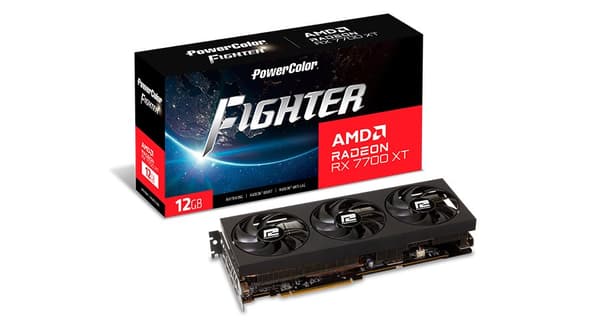 Graphics card PowerColor Radeon RX 7700 XT Fighter 12GB OC GDDR6