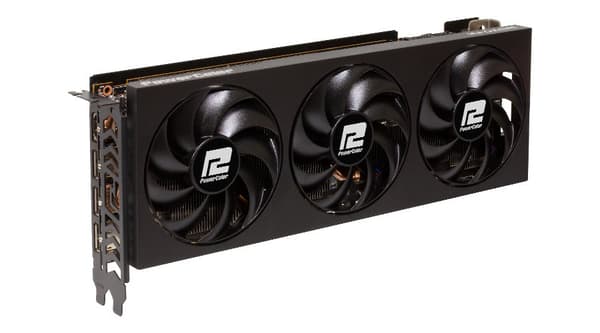 Graphics card PowerColor Radeon RX 7700 XT Fighter 12GB OC GDDR6 musta