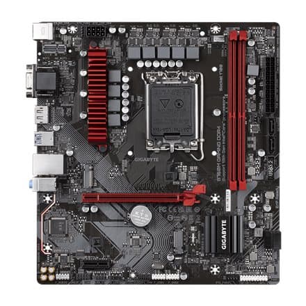 Mainboard|GIGABYTE|Intel B760 Express|LGA1700|Micro-ATX|Memory DDR4|Memory slots 2|1xPCI-Express 3.0 1x|1xPCI-Express 4.0 16x|2xM.2|1x15pin D-sub|1xHD