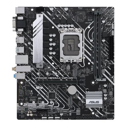 Asus | PRIME H610M-A WIFI D4 | Processor family Intel | Processor socket  LGA1700 | DDR4 DIMM | Memory slots 2 | Supported hard disk drive interfaces