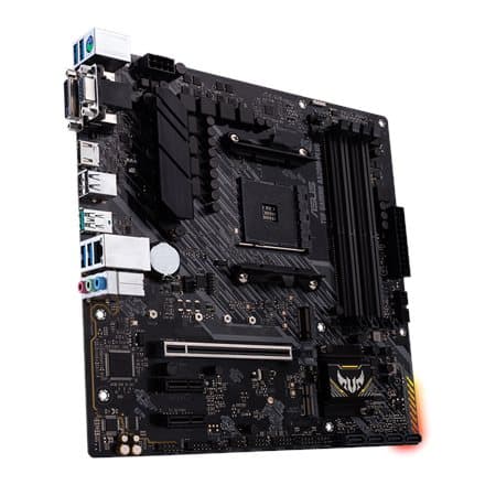 Asus | TUF GAMING A520M-PLUS | Processor family  AMD | Processor socket AM4 | DDR4 | Memory slots 4 | Supported hard disk drive interfaces SATA, M.2 |