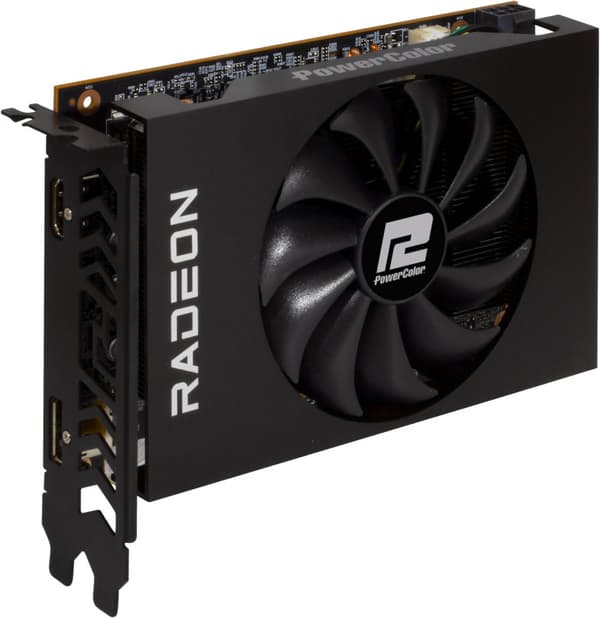 Graphic card PowerColor RX 6500 XT ITX 4GB GDDR6 musta