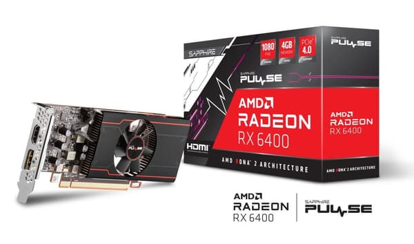 Grafikkort Sapphire Pulse RX 6400 Gaming 4GB GDDR6
