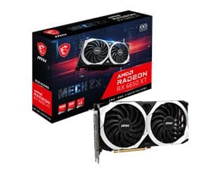 MSI Radeon RX 6650 XT MECH 2X OC - 8GB GDDR6 RAM - Grafikkort