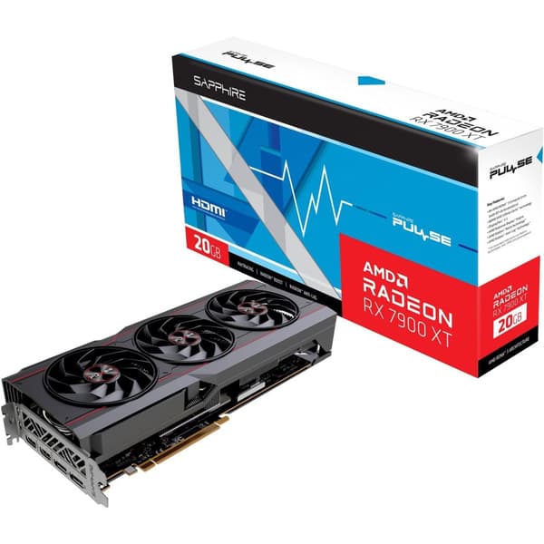 Sapphire Pulse Radeon RX 7900 XT 20GB Svart