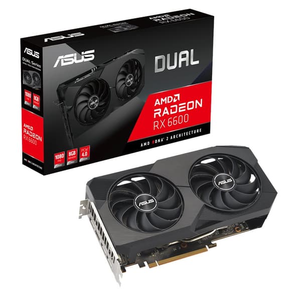 ASUS Dual Radeon RX 6600 V2 8GB 8GB