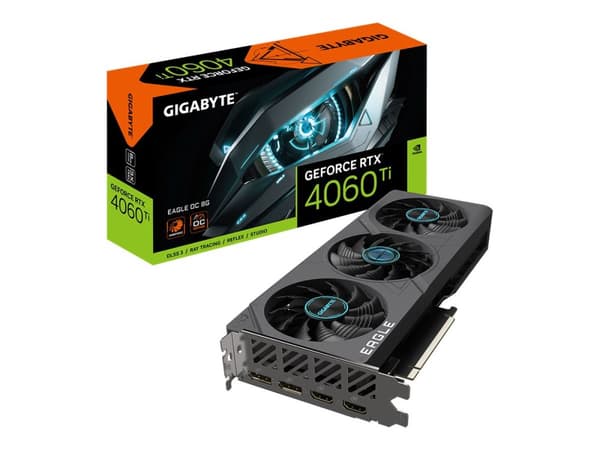 Gigabyte GeForce RTX 4060 Ti EAGLE OC 8G 8GB Svart