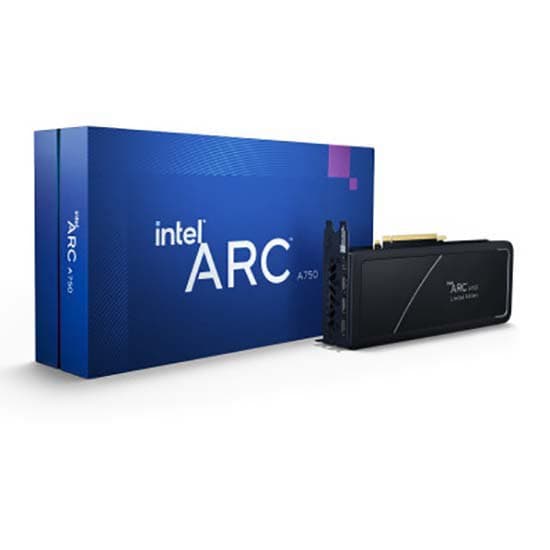 Intel Näytönohjain Arc A750 8gb Gddr6 Hopeinen